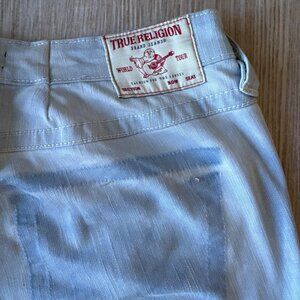 True Religion Becca Mid Rise Bootcut Jeans 32x30 Light Wash Vintage Y2K Denim